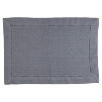 Linen & More Indi grey Placemat 35 x 50 cm