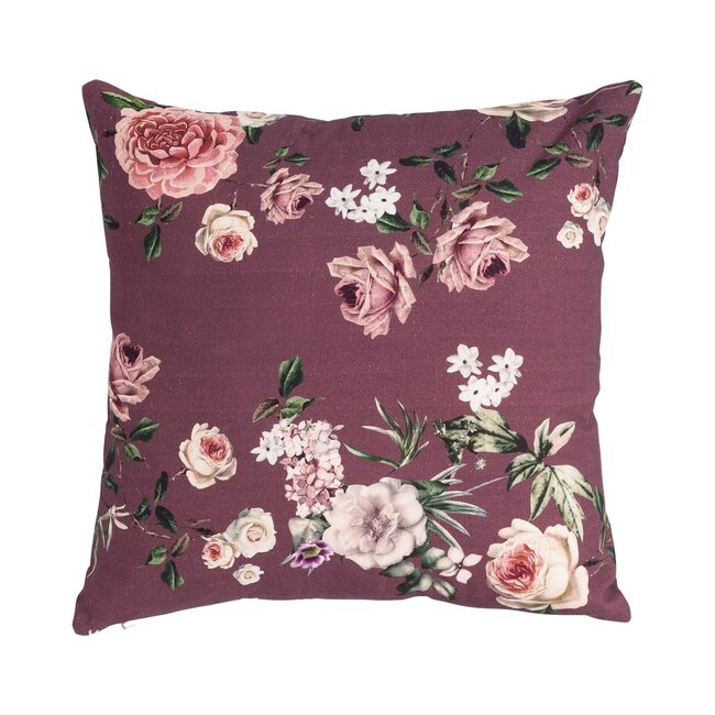 Linen & More Sunset Garden mauve Cushion 45 cm x 45 cm