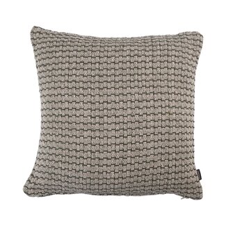 Linen & More River Natural/olivine cushion 45x45 cm