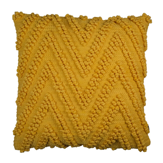 Linen & More Ace kussen geel 45x45cm