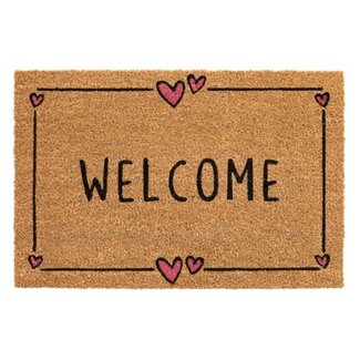 Dream-Living Eco kokos deurmat welcome  60 x 40 cm