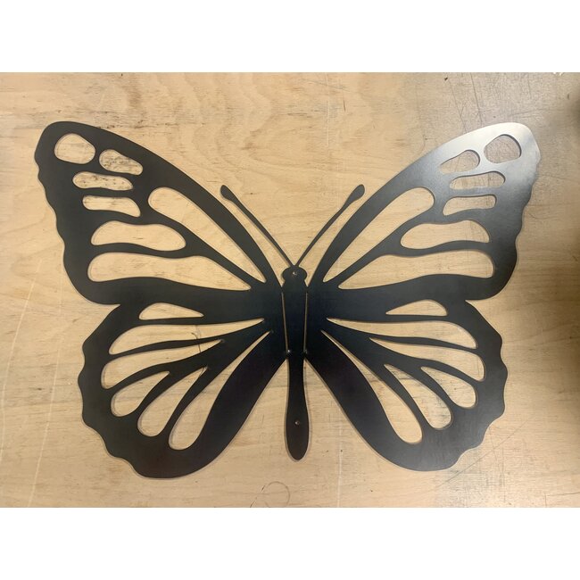Siermetaal  Tuindecoratie vlinder | Medium 29.2 cm x 40.0 cm