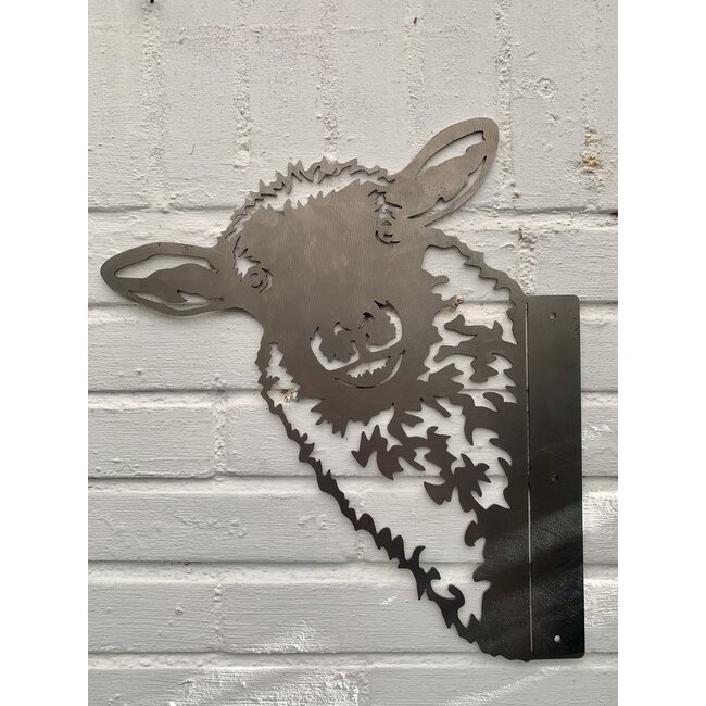 Siermetaal Tuindecoratie het schaap 40cm x 34.7 cm