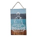 Bali-Dreams Wandbord met Witte Boeddha
