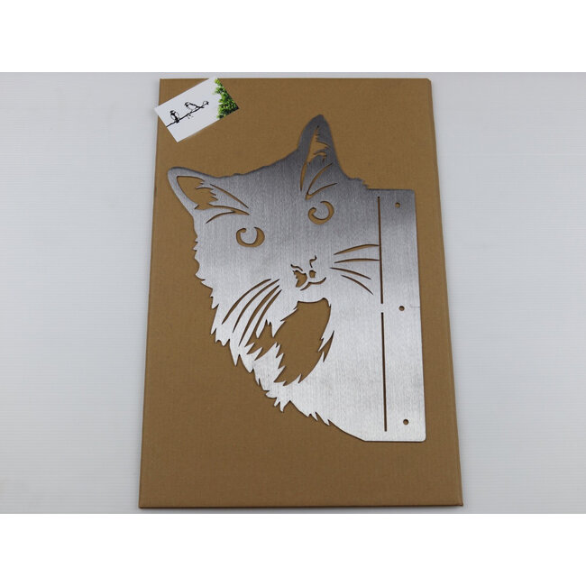 Siermetaal Tuindecoratie Toby de kat | 38.7 cm x 28.2 cm
