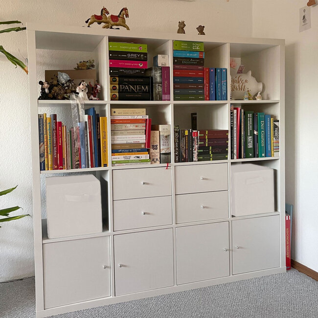 Dream-Living Set van 6 Opvouwbare Opbergdozen (26x26x26 cm) - Wit