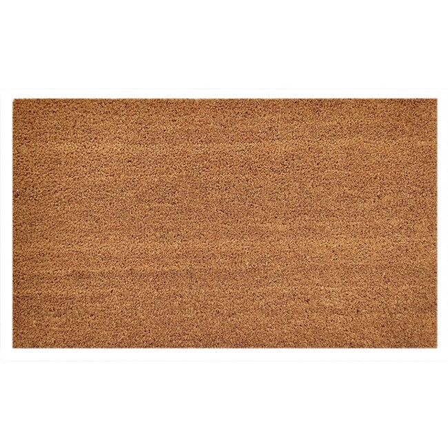 Dream-Living Grote Effen bruine Kokosmat Deurmat 80 x 100 cm