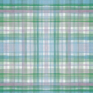 2Lif Easter Check Green 140 cm x 2,4 mtr