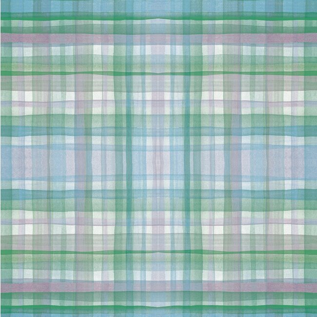 2Lif Easter Check Green 140 cm x 2,4 mtr