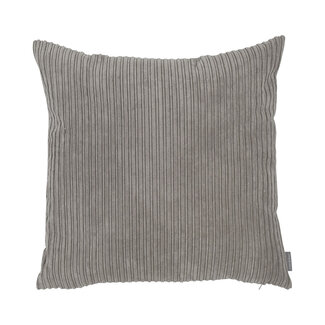 Linen & More Duke Velvet Rib kussen taupe 45x45cm