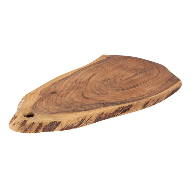 Dream-Living Boomschijf Serveerplank 4-delig Set - Acacia Massief Hout - 52 x 24 x 2 cm