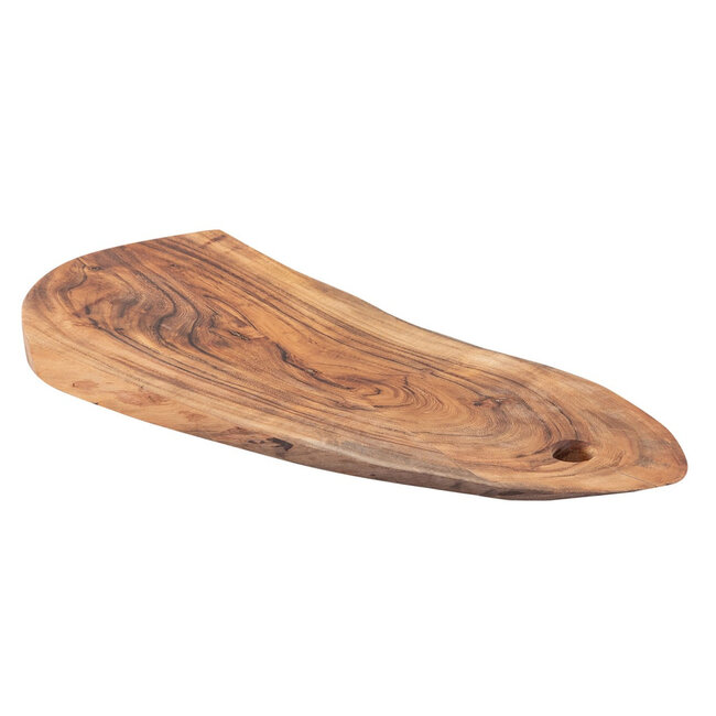 Dream-Living Boomschijf Serveerplank 4-delig Set - Acacia Massief Hout - 52 x 24 x 2 cm