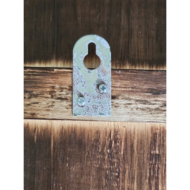 Bali-Dreams Groot hout wandbord mandala XL wit  60 cm