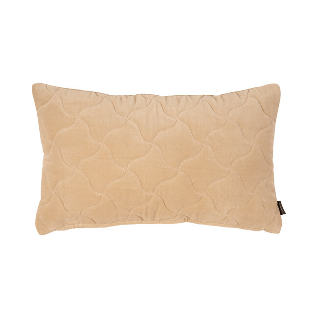 Linen & More Dayna Velvet kussen beige 30x50cm