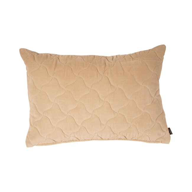 Linen & More Dayna Velvet kussen beige 40x60cm