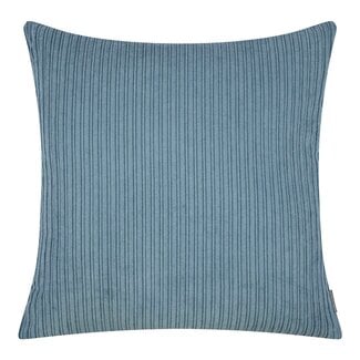 Linen & More Duke Velvet Rib kussen ijs blauw 45x45cm