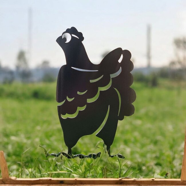 Siermetaal  Tuindecoratie Atilla de haan | 40.0 cm x 16.9 cm