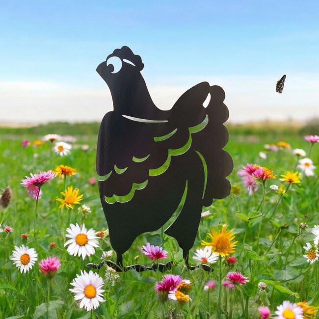 Siermetaal  Tuindecoratie Atilla de haan | 40.0 cm x 16.9 cm