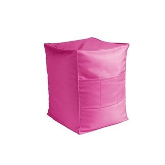 2Lif St. Tropez Outdoor poef kussenhoes roze 39x39x50cm