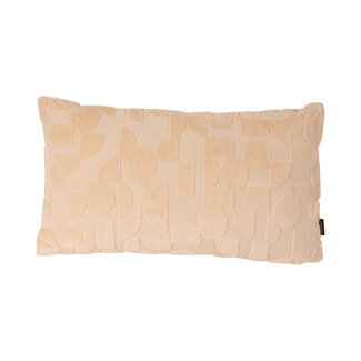 Linen & More Tommy Graphic Design kussen beige 30x50cm