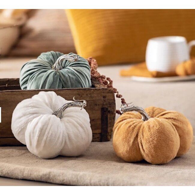 Dream-Living Set van 3 decoratieve pompoenen - herfstdecoratie