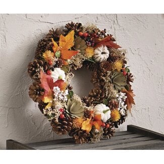 Dream-Living Fleurige herfstkrans 34 cm