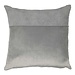 Linen & More Cushion velvet l. grey & corduroy 45 x 45 cm