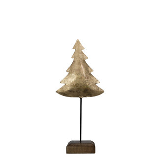 Mars & More staande kerstboom goud 28cm*