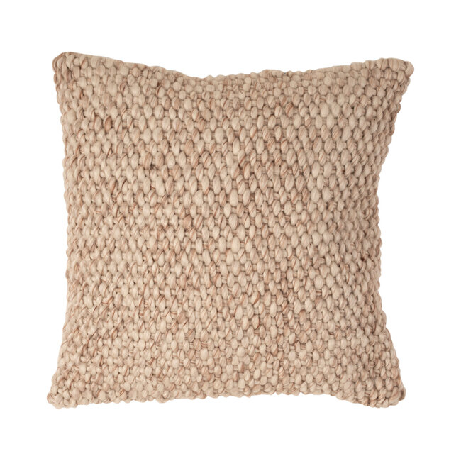 Linen & More Janey kussen beige 45x45cm