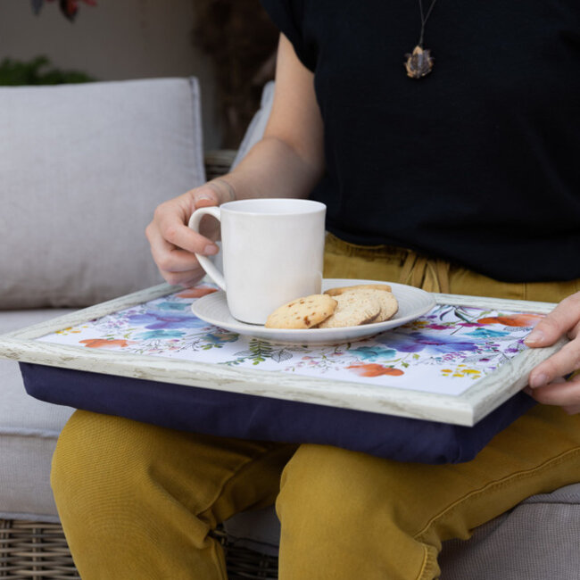 Creative Tops Schootkussen -laptray wilde bloemen 44 cm