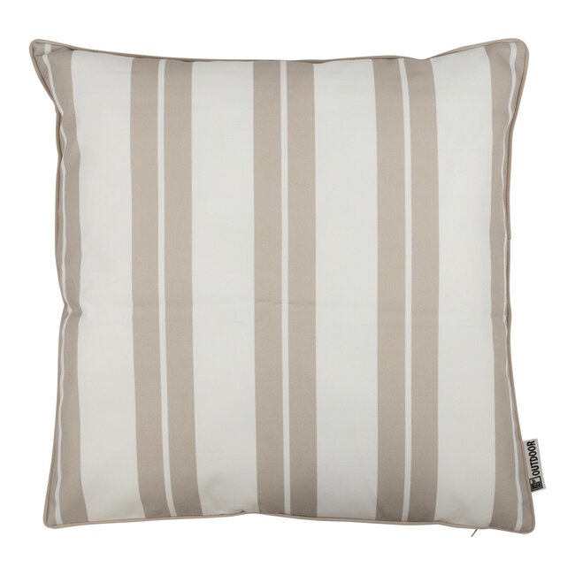 2Lif St. Raphael Stripe kussen beige 47x47cm