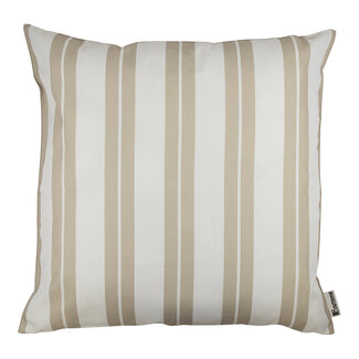 2Lif St. Raphael Stripe Outdoor kussen beige 60x60cm