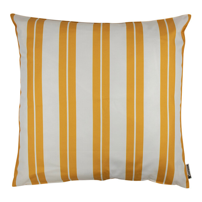 2Lif St. Raphael Stripe Outdoor kussen geel 60x60cm