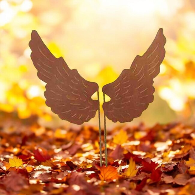 Dream-Garden Metalen Engelenvleugels op Stang – 40x20x50 cm
