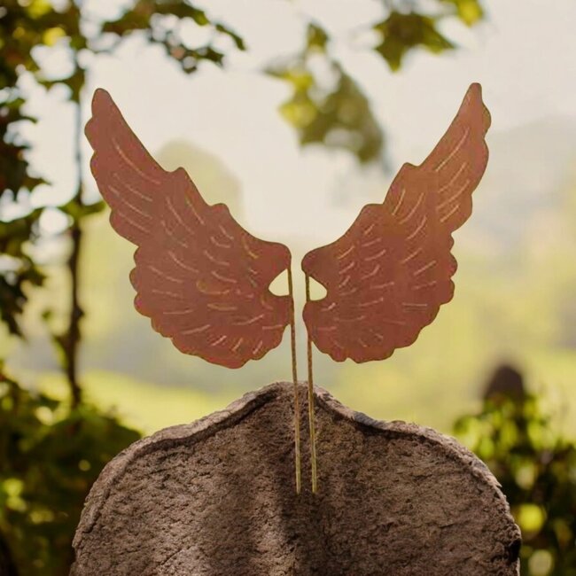Dream-Garden Metalen Engelenvleugels op Stang – 40x20x50 cm
