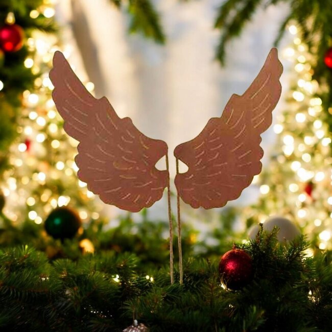 Dream-Garden Metalen Engelenvleugels op Stang – 40x20x50 cm