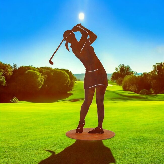 Dream-Living Handgemaakte golfster  roest 40 cm