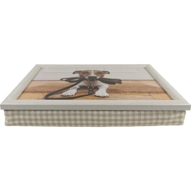 Mars en More Schootkussen Jack Russell met riem 43 cm