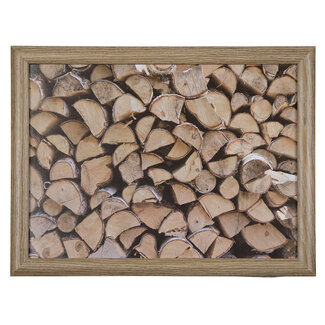 Mars en More Laptray schootkussen openhaard hout 43cm