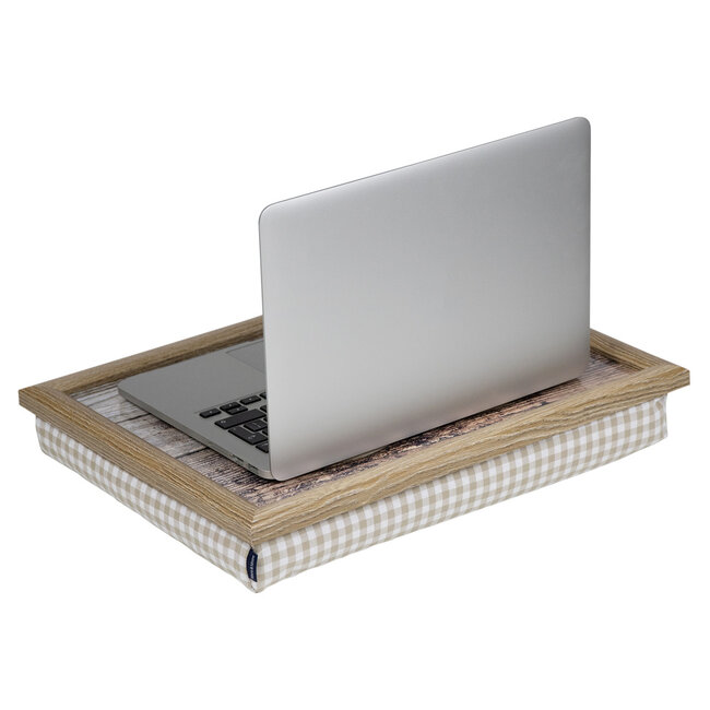 Mars en More Laptray schootkussen houten hart 43cm