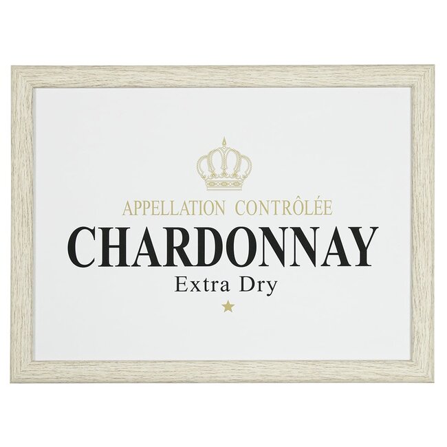 Mars en More Laptray schootkussen wijn chardonnay wit 43cm