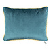Mars en More Fluwelen sierkussen goud petrol 35x45cm