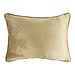 Mars en More Fluwelen sierkussen goud 35x45cm