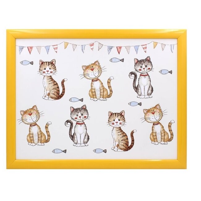 Lesser & Pavey Schootkussen laptray katten 43 x 33 x 6.5 cm