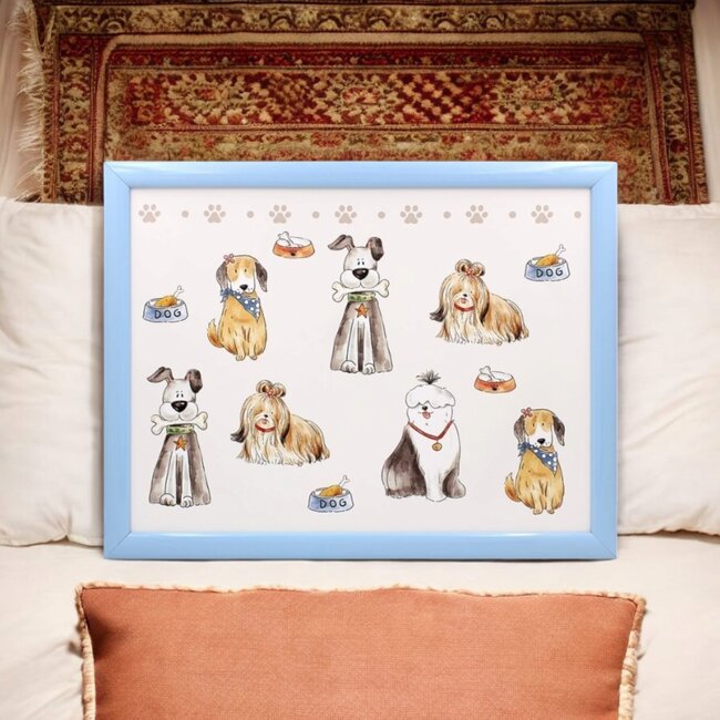 Lesser & Pavey Schootkussen laptray hond 43 x 33 x 6.5 cm