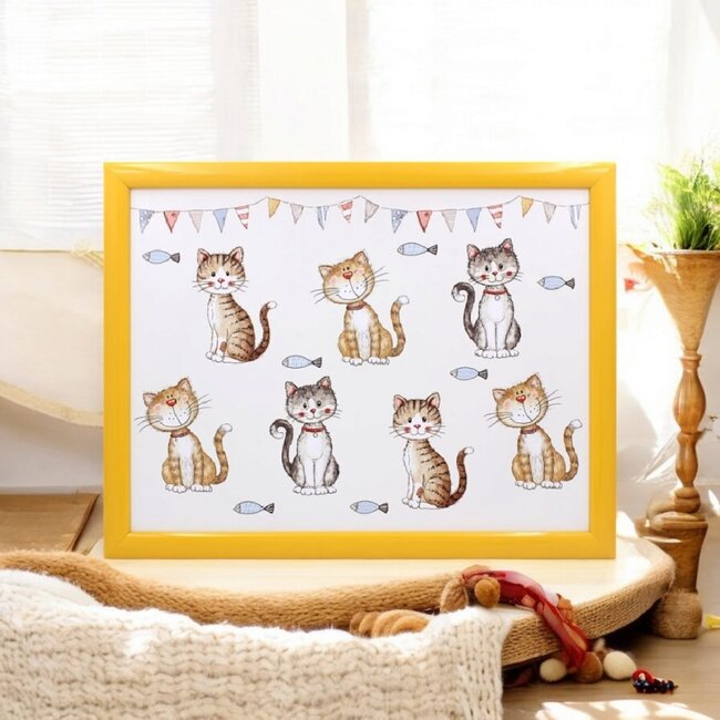 Lesser & Pavey Schootkussen laptray katten 43 x 33 x 6.5 cm