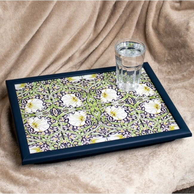 William Morris Schootkussen pimpernel donker blauw 43 x 33 x 6.5 cm