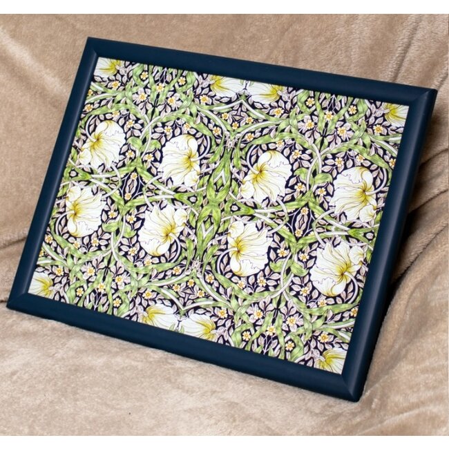 William Morris Schootkussen pimpernel donker blauw 43 x 33 x 6.5 cm