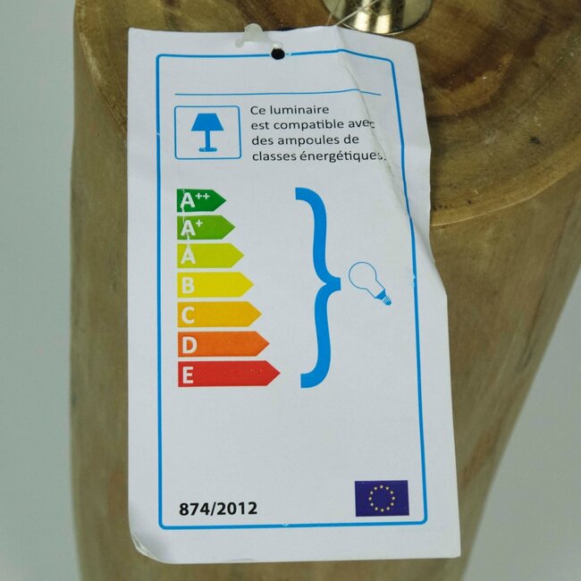 Mars en More handgemaakte lampvoet eucalyptus 60cm