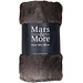 Mars en More plaid grizzly beer bruin 130x180cm